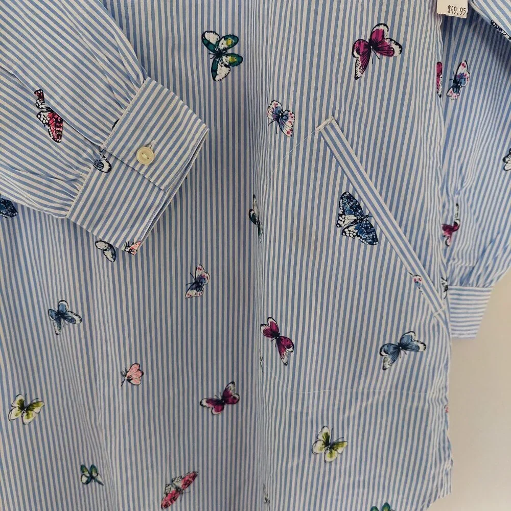 LOVE By Gap 100% Cotton Shirt Tonic Dress, Oversize XS - Picture 3 of 10